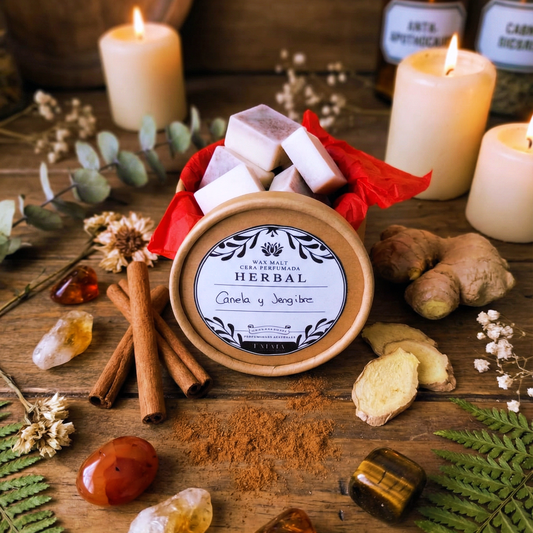 Cera perfumada de Canela y Jengibre