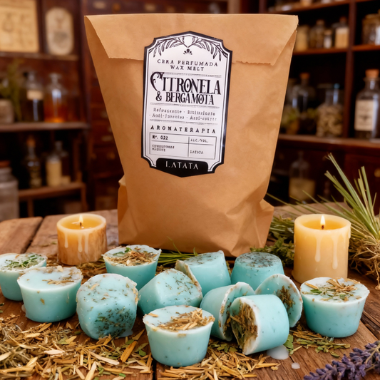 Cera perfumada de Citronela y Bergamota