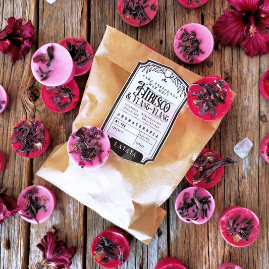 Cera perfumada de Hibisco & Ylang-Ylang
