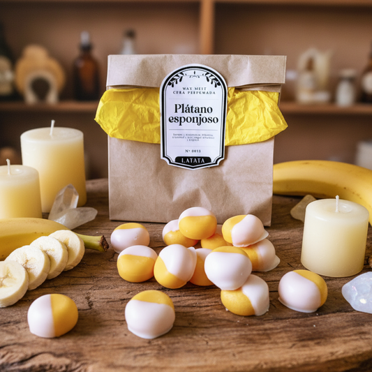 Cera perfumada "Plátano esponjoso"