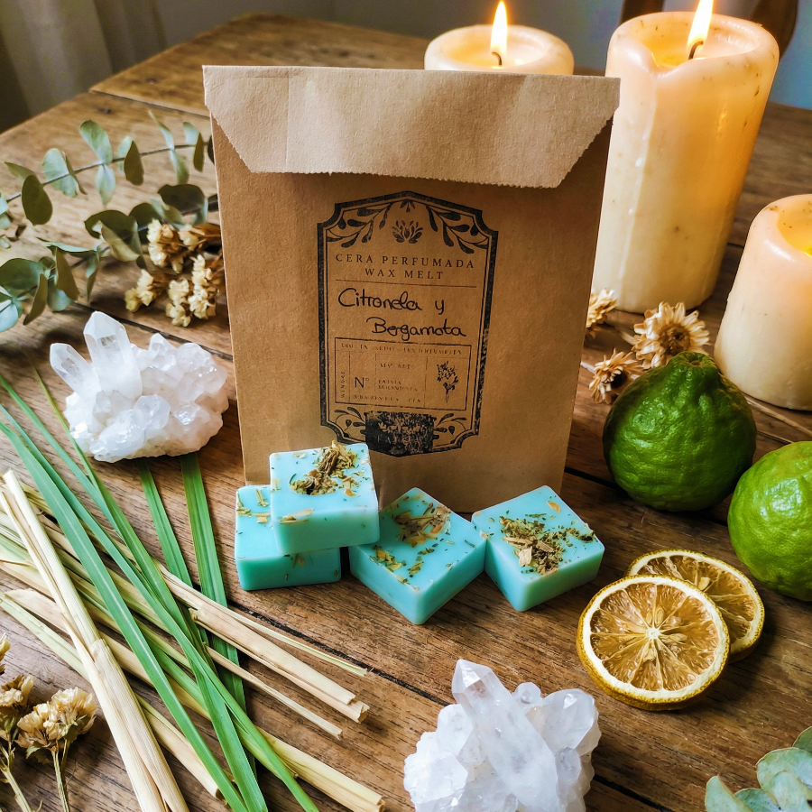 Citronella and Bergamot Scented Wax