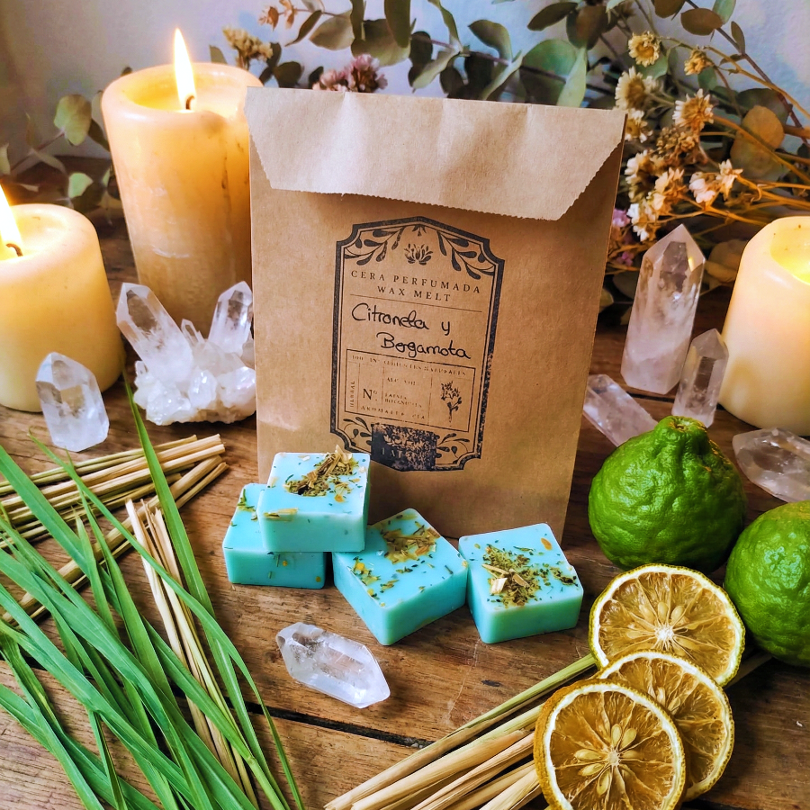 Citronella and Bergamot Scented Wax