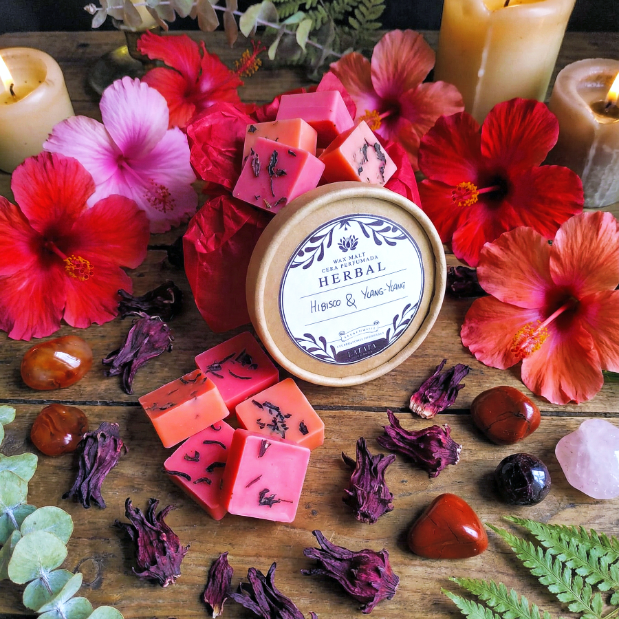 Hibiscus & Ylang-Ylang Scented Wax