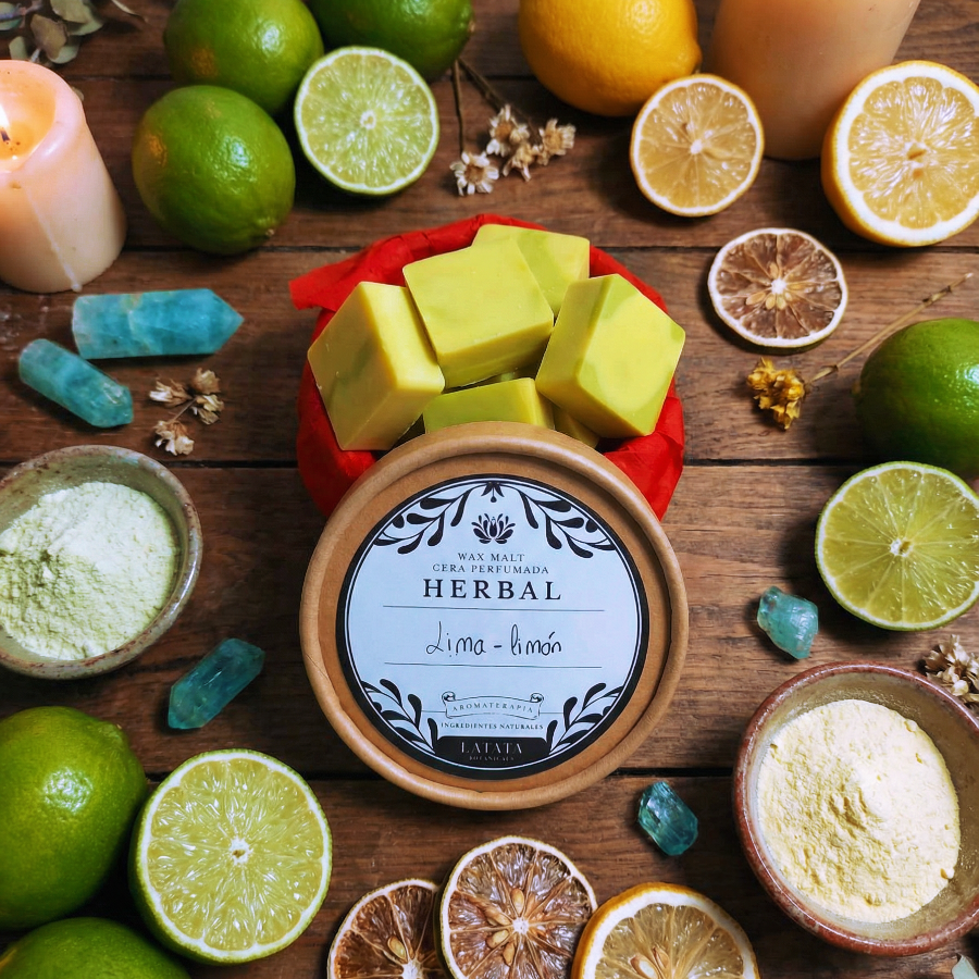 Cera perfumada de Lima-limón