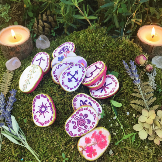 Runas de Bruja Reliquia + cajita "Florea"