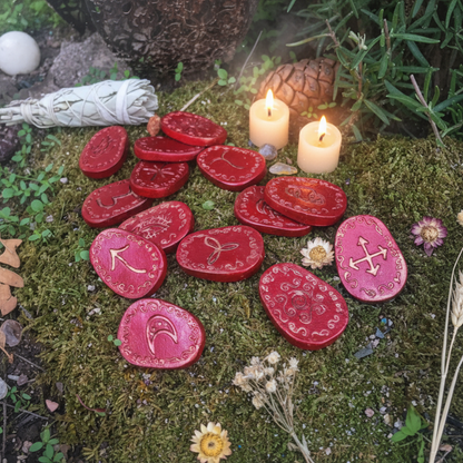 Runas de Bruja + cajita "Ígnea"