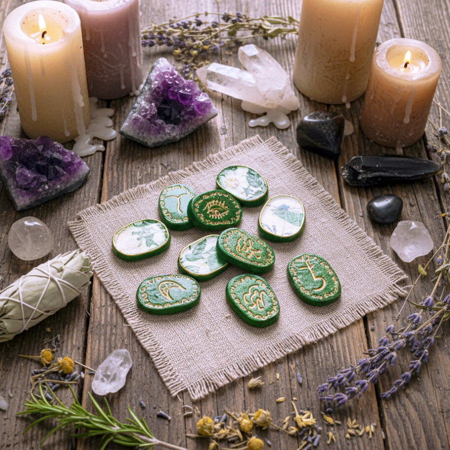 Runas de Bruja Reliquia “Jardín Sagrado”