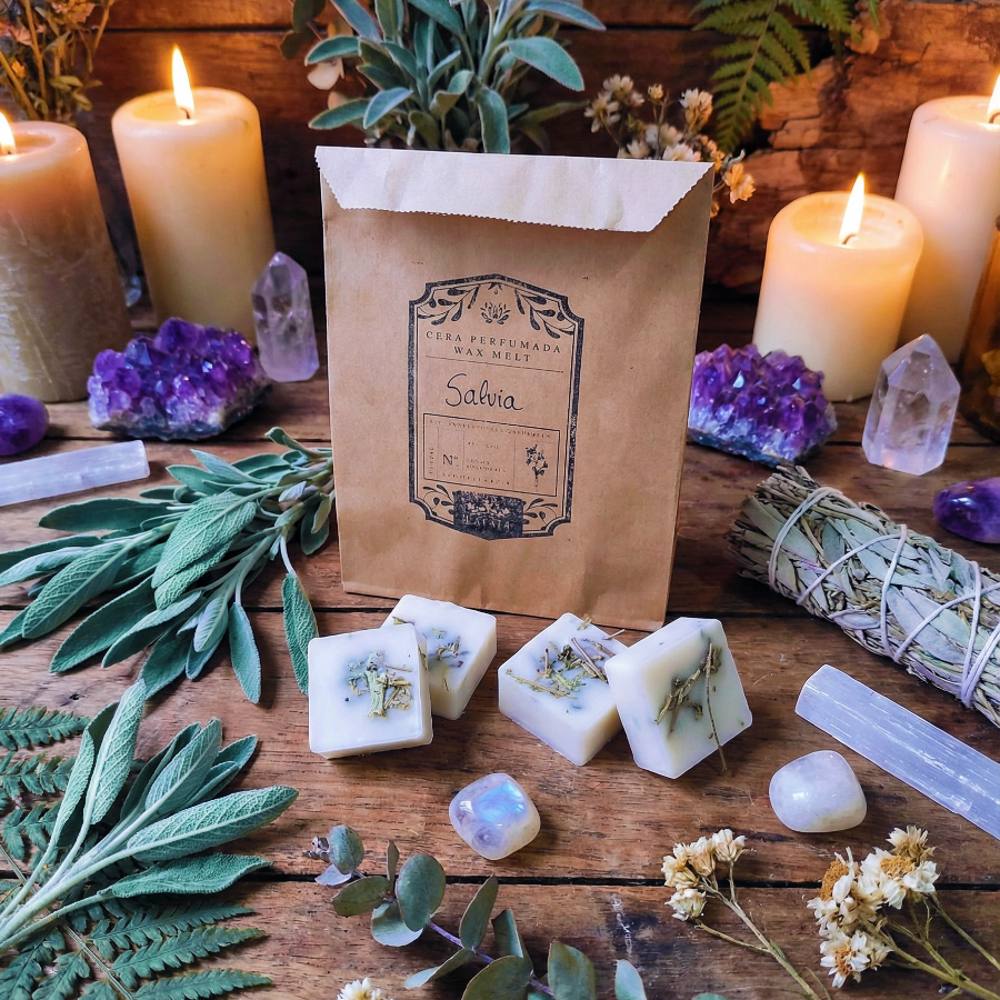 Sage scented wax