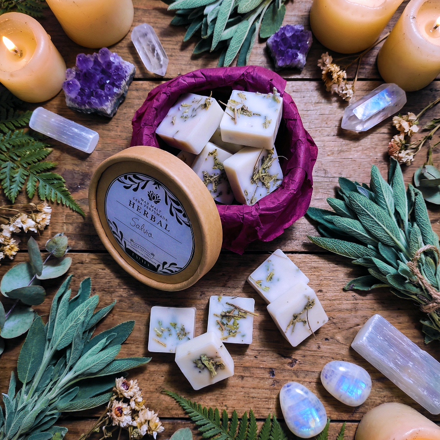 Sage scented wax