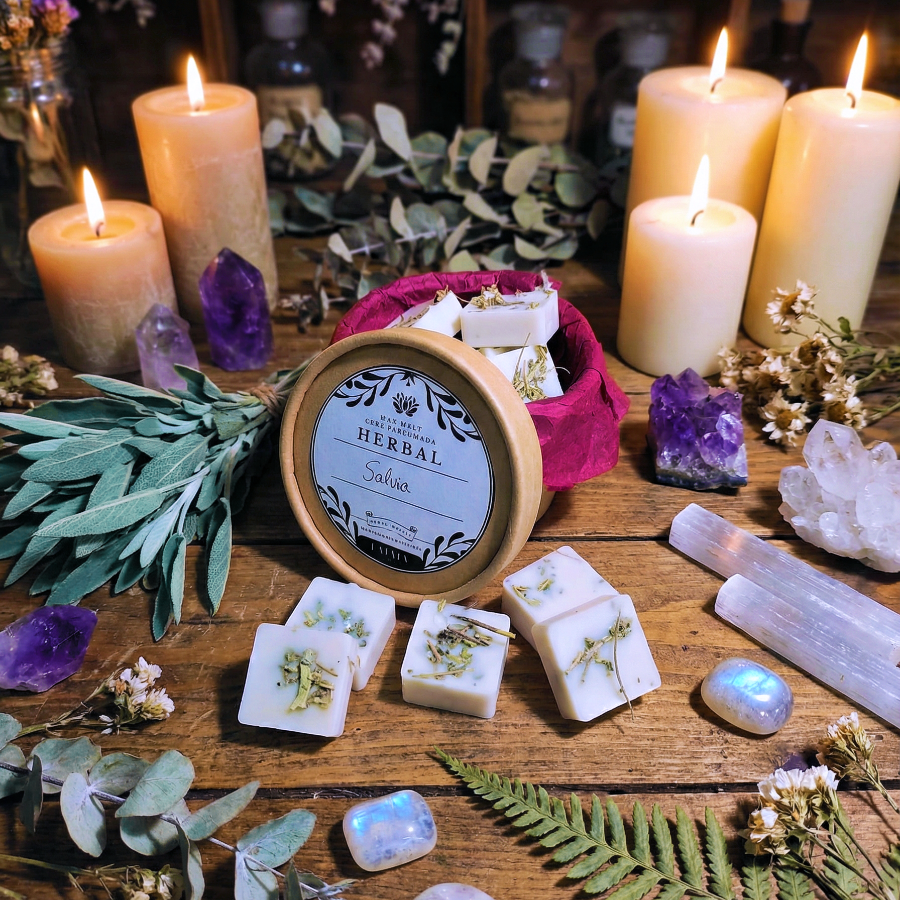 Sage scented wax
