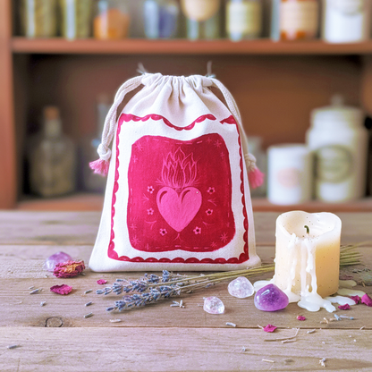 Saquito "Cor Ardens" rojo