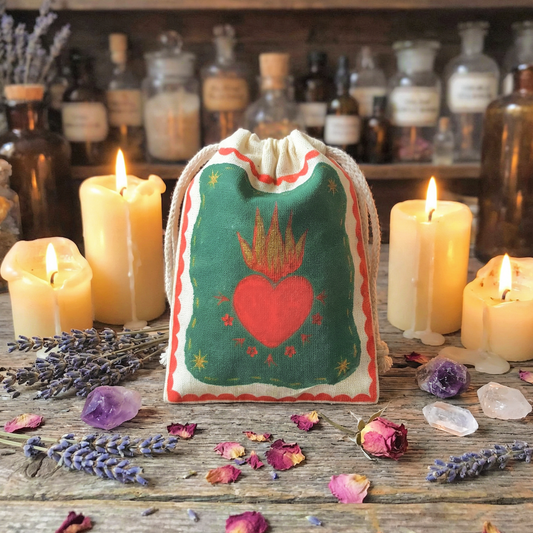 Saquito "Cor Ardens" verde